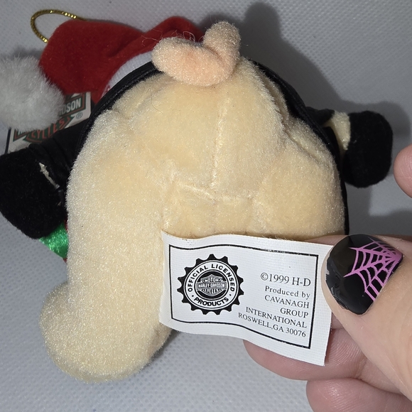 Harley Davidson Motorcycle Stuffed Plush Pig Hog  1999  Original Harley Tag - Picture 6 of 6